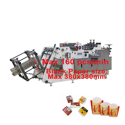 Factory Direct 2.2 Kw Head Factory Lunch Hamburger Hamburger Box Making Corrugated Paper Head Machine